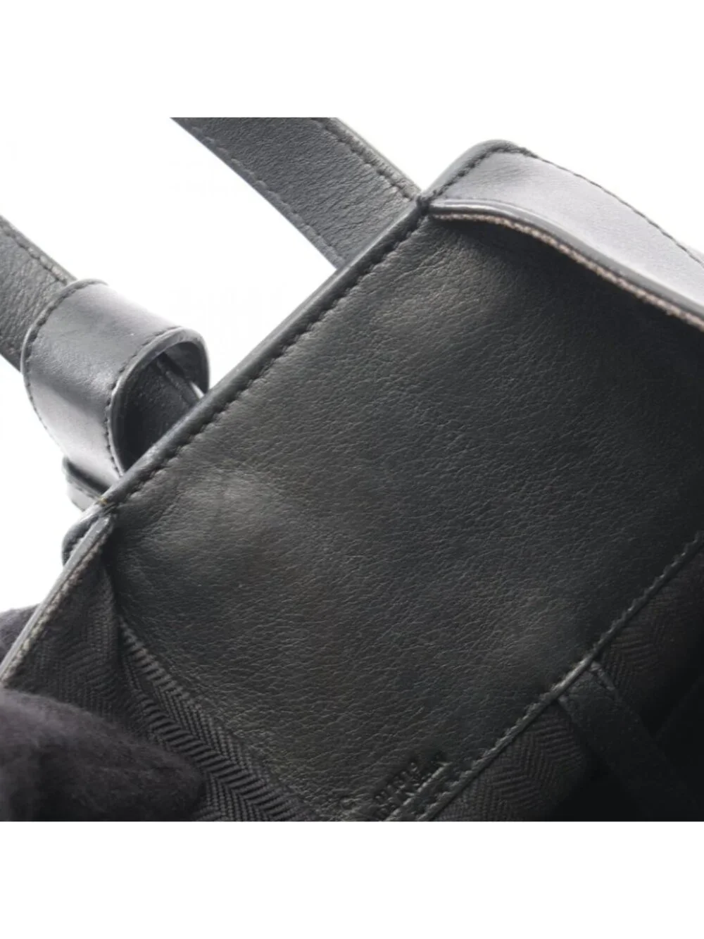 Loewe Handbag Hammock Small 2-Way Black Leather